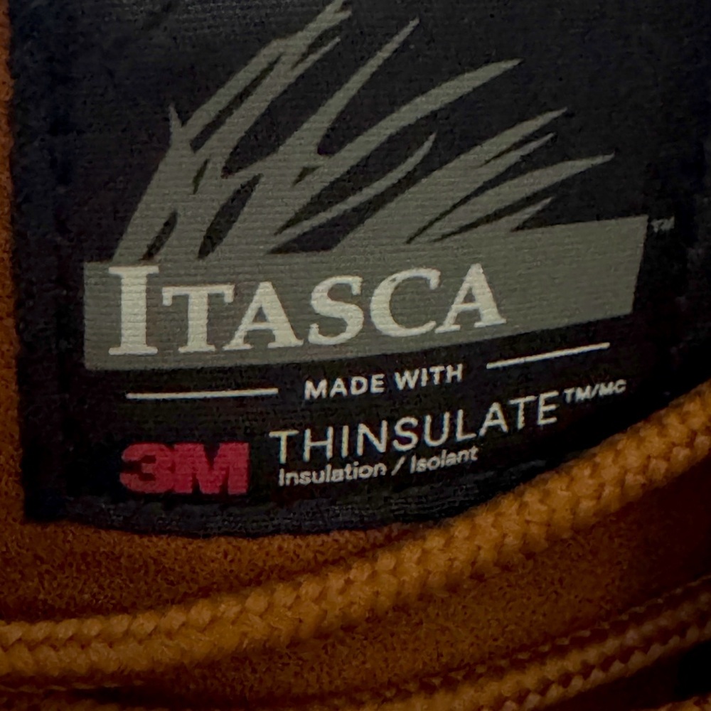 ITASCA 3M Snow Boots Thinsulate Waterproof Tan Brown & Black Lace-Up Sz 9 Shoes - Picture 6 of 7